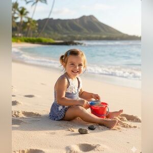 Little Me baby girls Daisy swingsuit size 3-T just beautiful